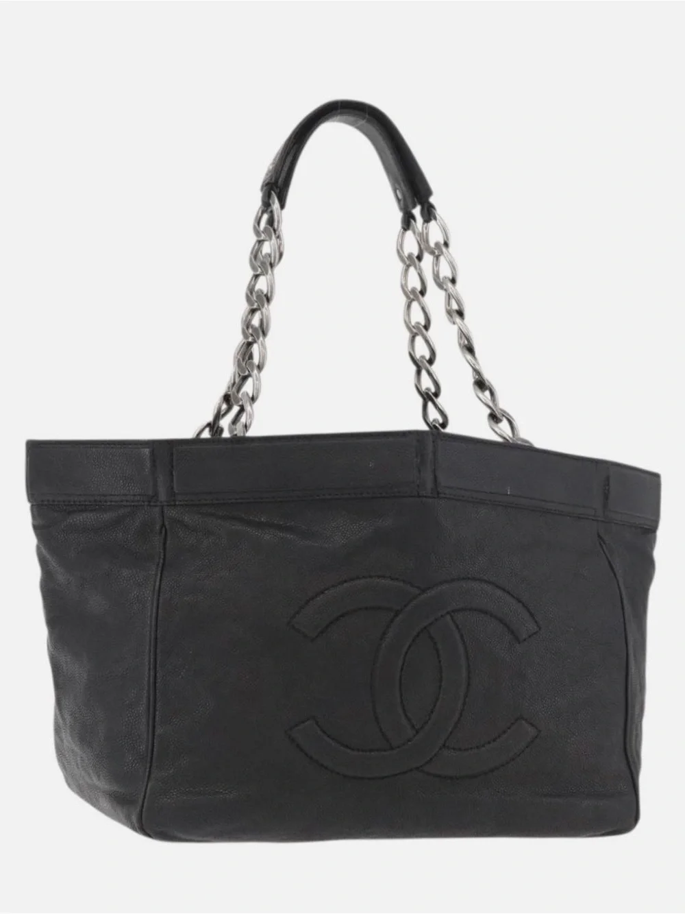 CHANEL chain tote